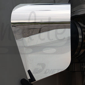 Panelite - 2008+ Kenworth T800 Stainless Steel Air Cleaner Fairings (Pair)