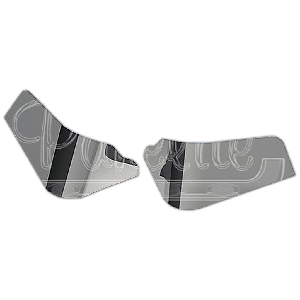 Panelite - 2008+ Kenworth W900 Metton Hood Stainless Steel Air Intake Shroud (Pair)