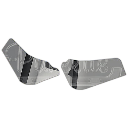 Panelite - 2008+ Kenworth W900 Metton Hood Stainless Steel Air Intake Shroud (Pair)