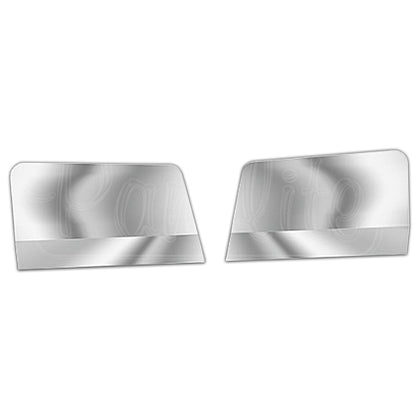 Panelite - 2013+ Peterbilt 567 Blank  304 or 430 Stainless Steel Fender Guards (Pair)