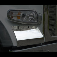 Panelite - 2013+ Peterbilt 567 Blank  304 or 430 Stainless Steel Fender Guards (Pair)