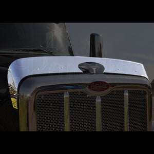 Panelite - Peterbilt 567  304 or 430 Stainless Steel Bug Deflector