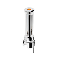 Thread-On Chrome or Matte Black Sonoma Style Gearshift Knob With LED 13/15/18 Speed Adapter (Various Colors)