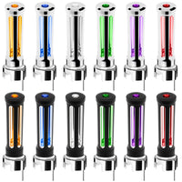 Thread-On Chrome or Matte Black Sonoma Style Gearshift Knob With LED 13/15/18 Speed Adapter (Various Colors)