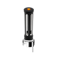 Thread-On Chrome or Matte Black Sonoma Style Gearshift Knob With LED 13/15/18 Speed Adapter (Various Colors)