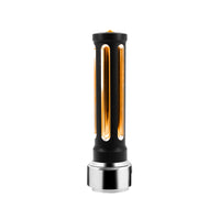 Thread-On Chrome or Matte Black Sonoma Style Gearshift Knob With LED 13/15/18 Speed Adapter (Various Colors)