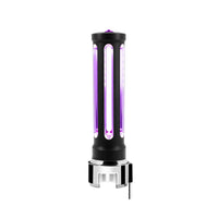 Thread-On Chrome or Matte Black Sonoma Style Gearshift Knob With LED 13/15/18 Speed Adapter (Various Colors)