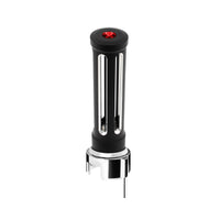 Thread-On Chrome or Matte Black Sonoma Style Gearshift Knob With LED 13/15/18 Speed Adapter (Various Colors)