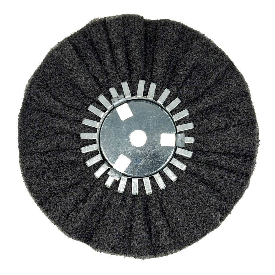 Renegade - 9" Ultra-Fine or Very Fine Satin Airway Buffing Wheel for Angle Grinders