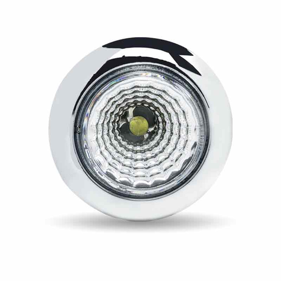 3/4″ Amber Marker to Blue Auxiliary Round Reflector LED Light – 1 Diode