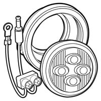Truck-Lite - 2.5" Round, 12V, 8 Diode, Low Profile, 10 Series LED Clearance Light