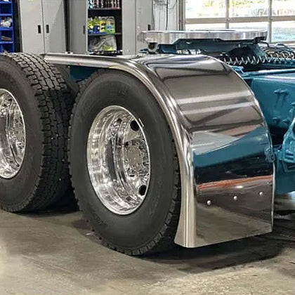 Hogebuilt - 80" 304 Stainless Steel Ultra Lowrider Half Fenders with Flare