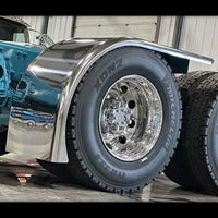Hogebuilt - 80" 304 Stainless Steel Ultra Lowrider Half Fenders with Flare