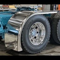 Hogebuilt - 80" 304 Stainless Steel Ultra Lowrider Half Fenders with Flare