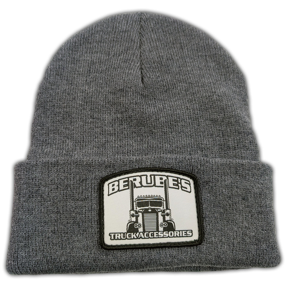 Berube's Sportsman 12″ Cuffed Winter Beanie (Blaze Orange or Heather Navy)