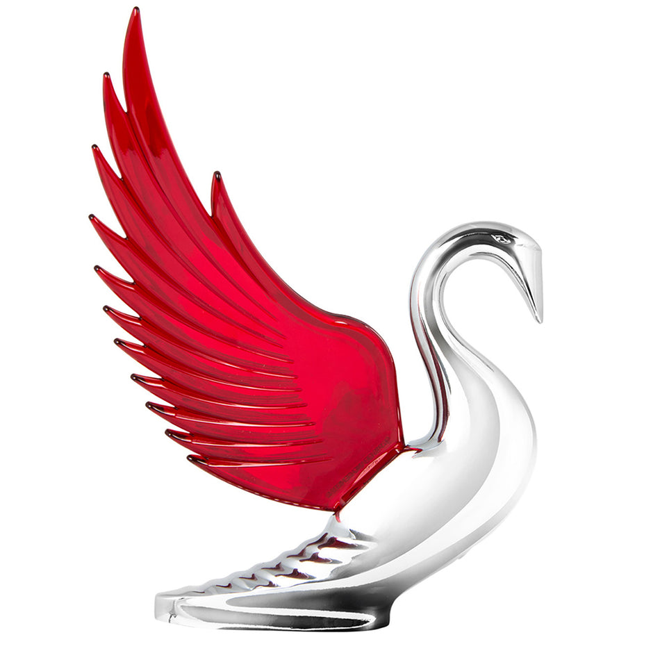 Grand General - Swan WindRider Wing Series Chrome Die Cast Hood Ornament
