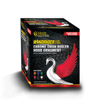 Grand General - Swan WindRider Wing Series Chrome Die Cast Hood Ornament