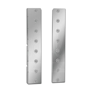 Panelite - Kenworth Premium Rear Air Cleaner Light Boxes w 8 x 3/4" LED Lights (Red/Clear)