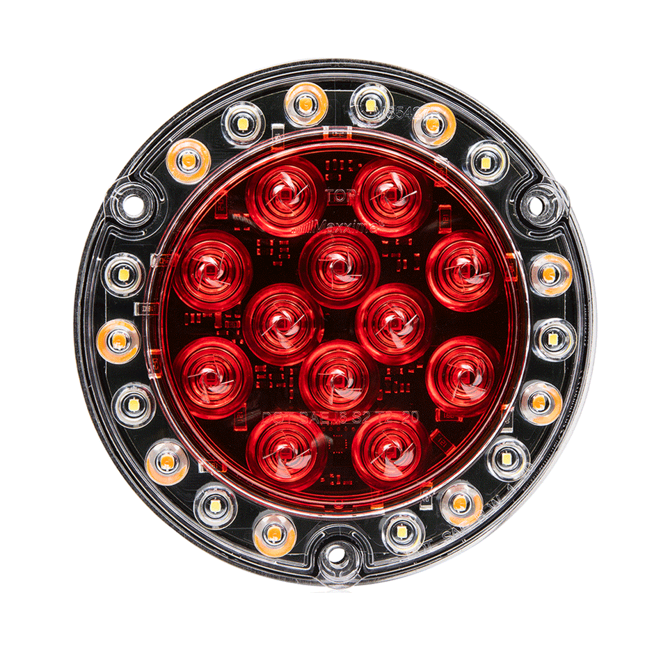Maxxima - 5.5" Round Hybrid Combination Stop/Turn/Tail Warning Light