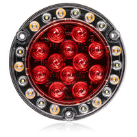 Maxxima - 5.5" Round Hybrid Combination Stop/Turn/Tail Warning Light