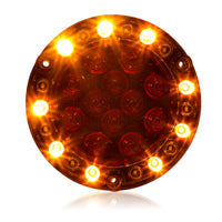 Maxxima - 5.5" Round Hybrid Combination Stop/Turn/Tail Warning Light