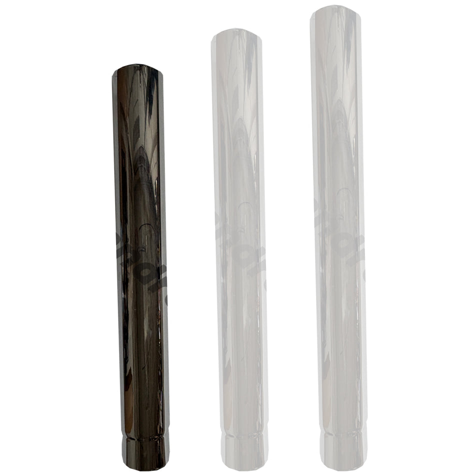Grand Rock - 7″ x 48", 52″ or 55" Flat Top O.D. Chrome Spool Pipe