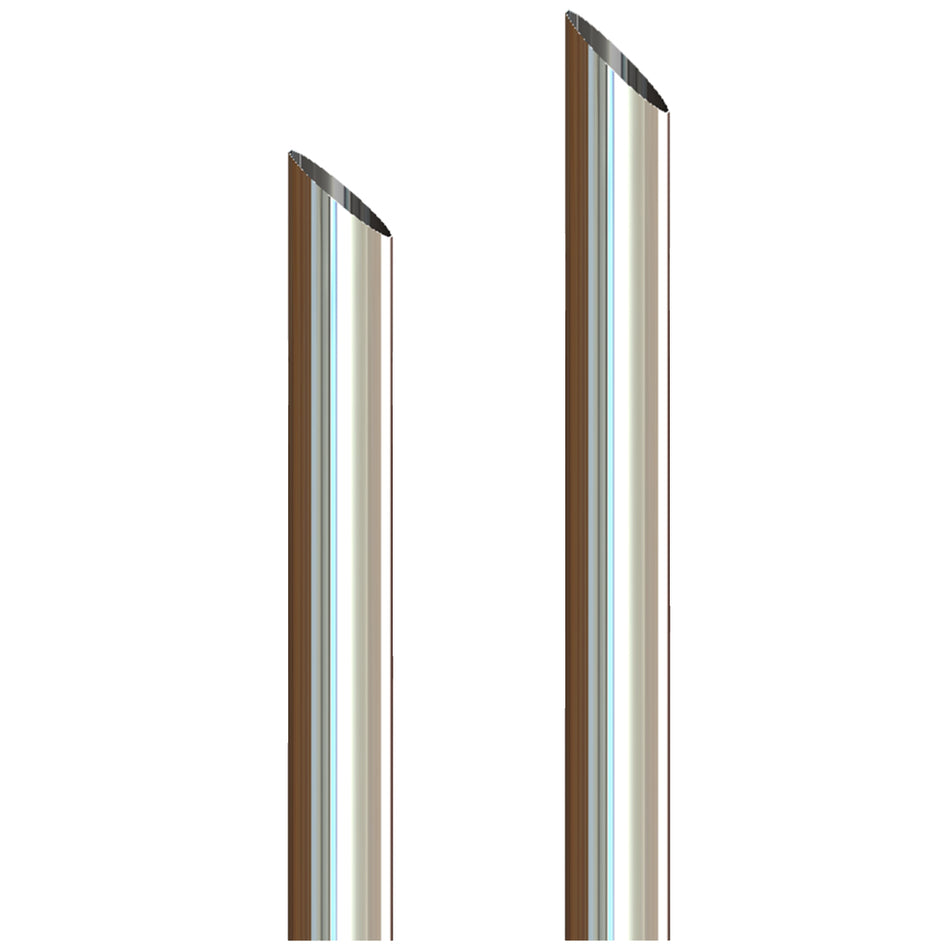 Grand Rock - 6" x 54" or 60" O.D. Chrome Miter Cut Exhaust Stack