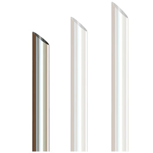 Grand Rock - 7" x 54", 60", or 68" O.D. Chrome Miter Cut Exhaust Stack