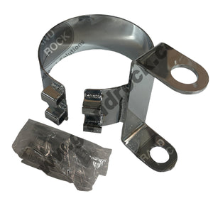 Grand Rock - 3" x 6", 7" or 8" Exhaust Stack Chrome Slide Mount Bracket