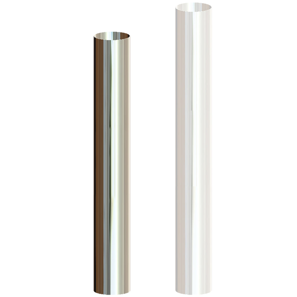 Grand Rock - 6" x 54" or 60" O.D. Straight Cut Chrome Exhaust Stack