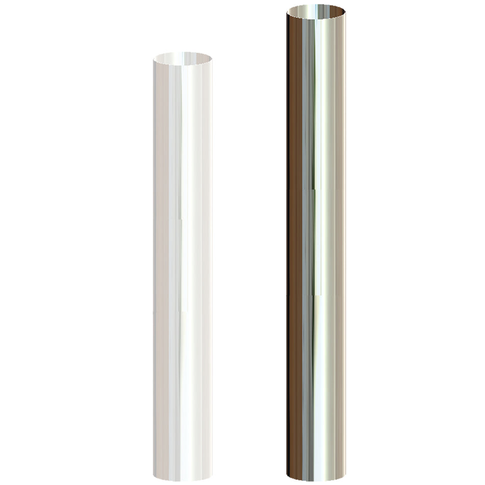 Grand Rock - 6" x 54" or 60" O.D. Straight Cut Chrome Exhaust Stack