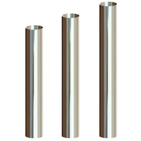 Grand Rock - 7" x 54", 60" or 68" O.D. Straight Cut Chrome Exhaust Stack