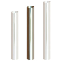 Grand Rock - 8" x 54", 60" or 68" O.D. Straight Cut Chrome Exhaust Stack