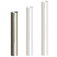 Grand Rock - 8" x 54", 60" or 68" O.D. Straight Cut Chrome Exhaust Stack