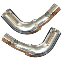 Grand Rock - Kenworth 7" 2-Bend O.D. Reduced to 5" I.D. Chrome Exhaust Pipe (Right)