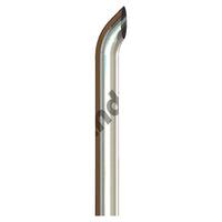 Grand Rock - 6" x 54" or 60" West Coast Curve O.D. Chrome Exhaust Stack