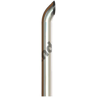 Grand Rock - 6" x 54" or 60" West Coast Curve O.D. Chrome Exhaust Stack