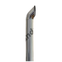 Grand Rock - 7" X 54", 60" or 68" West Coast Curve O.D. Chrome Exhaust Stack
