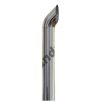 Grand Rock - 7" X 54", 60" or 68" West Coast Curve O.D. Chrome Exhaust Stack