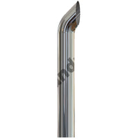 Grand Rock - 7" X 54", 60" or 68" West Coast Curve O.D. Chrome Exhaust Stack