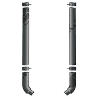 Grand Rock - 1994-2002 Peterbilt 379 8" Chrome Duplex Exhaust Stack Kit