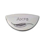 Kenworth T600, T800, W900B, or W900L "AMPS" Stainless Steel Gauge Emblem on 1/2 Moon Shape - Berube's Truck Accessories