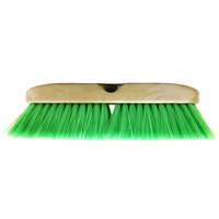 8", 9.5", 10", 14" or 18" Extra Soft Green Nyltex Bristle Brush w Protective Plastic Bumper