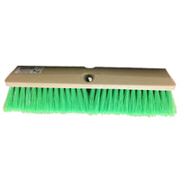 8", 9.5", 10", 14" or 18" Extra Soft Green Nyltex Bristle Brush w Protective Plastic Bumper
