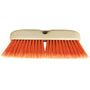 Easy Reach Supply - 10" Acid-Resistant Orange Poly Bristle Truck Wash Brush