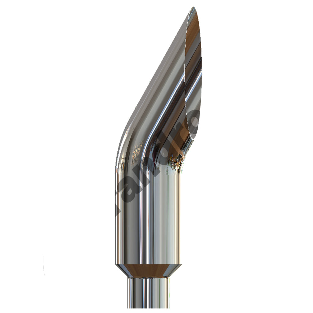 Grand Rock - 8" x 36" Reduced to 5" O.D. Aussie Chrome Exhaust Stack