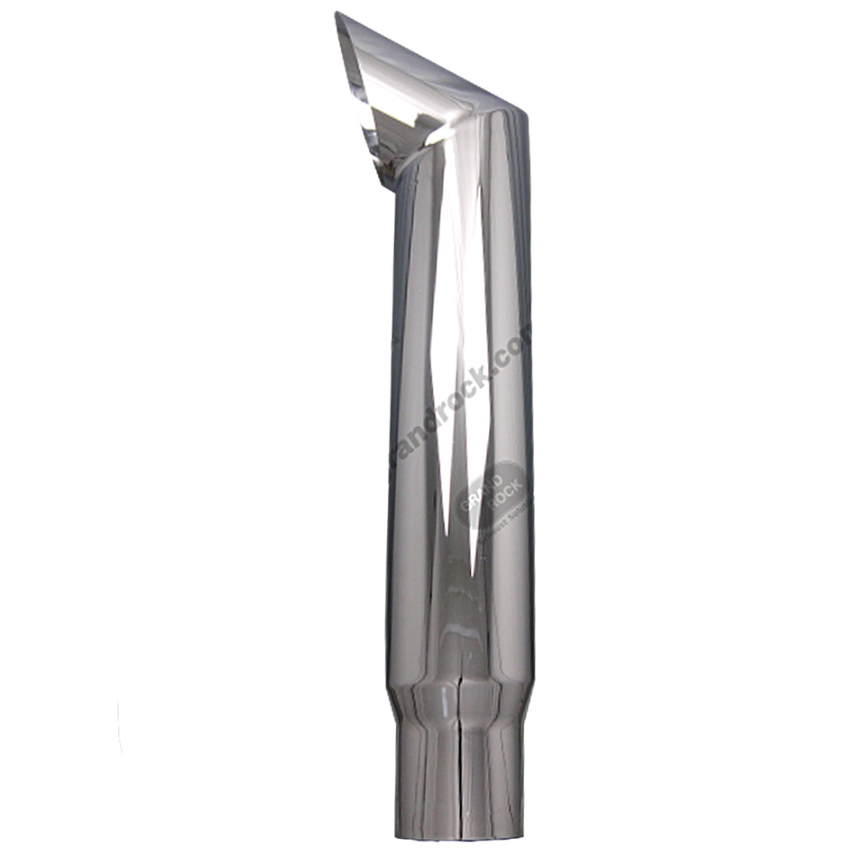 Grand Rock - 6" x 36" Reduced to 5" O.D. Brute Chrome Exhaust Stack