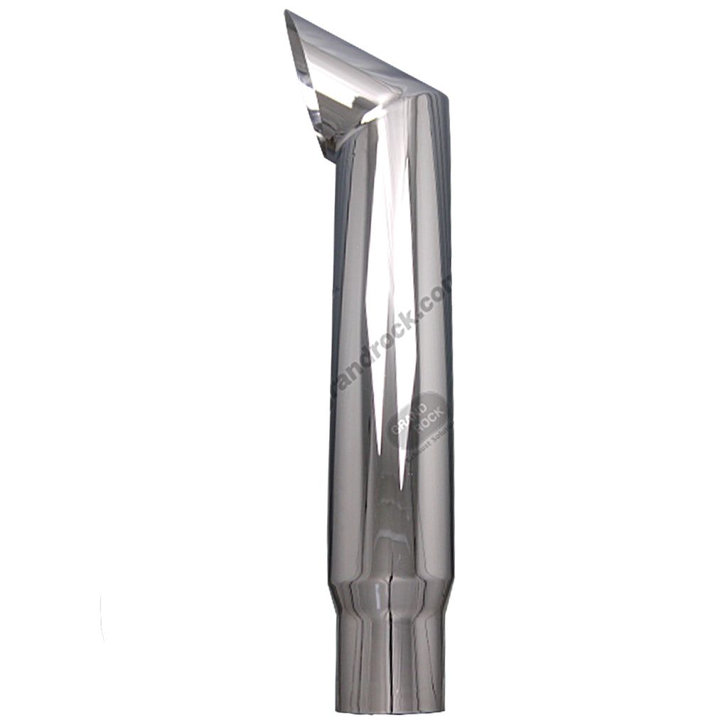Grand Rock - 6" x 36" Reduced to 5" O.D. Brute Chrome Exhaust Stack