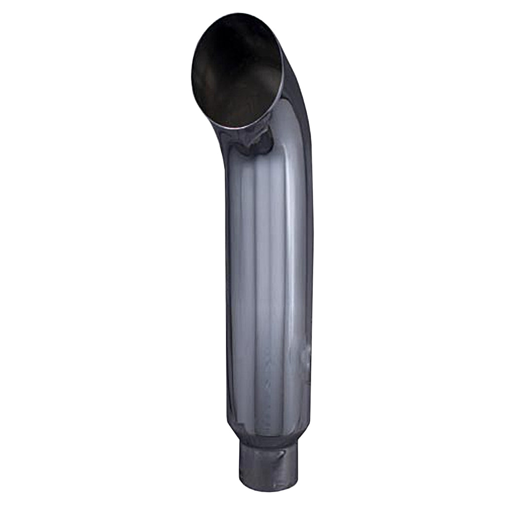 Grand Rock - 7" x 36" Curved Reduced to 5" O.D./O.D. Chrome Exhaust Stack