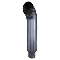 Grand Rock - 7" x 36" Curved Reduced to 5" O.D./O.D. Chrome Exhaust Stack
